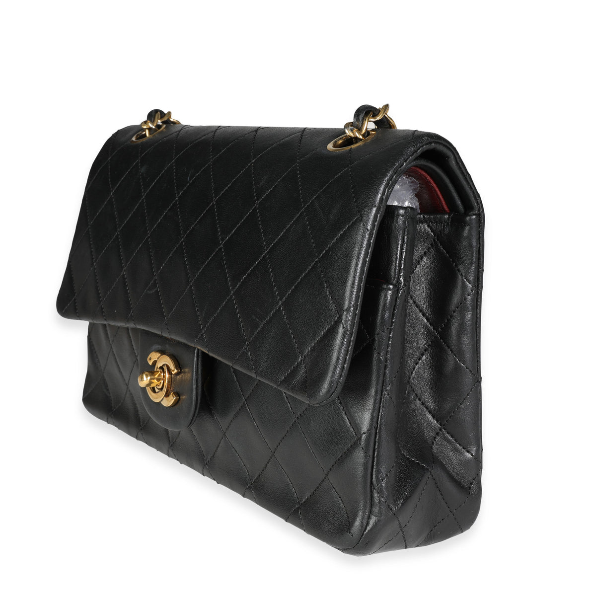 Chanel Vintage Black Quilted Lambskin Medium Classic Double Flap Bag, myGemma, CH