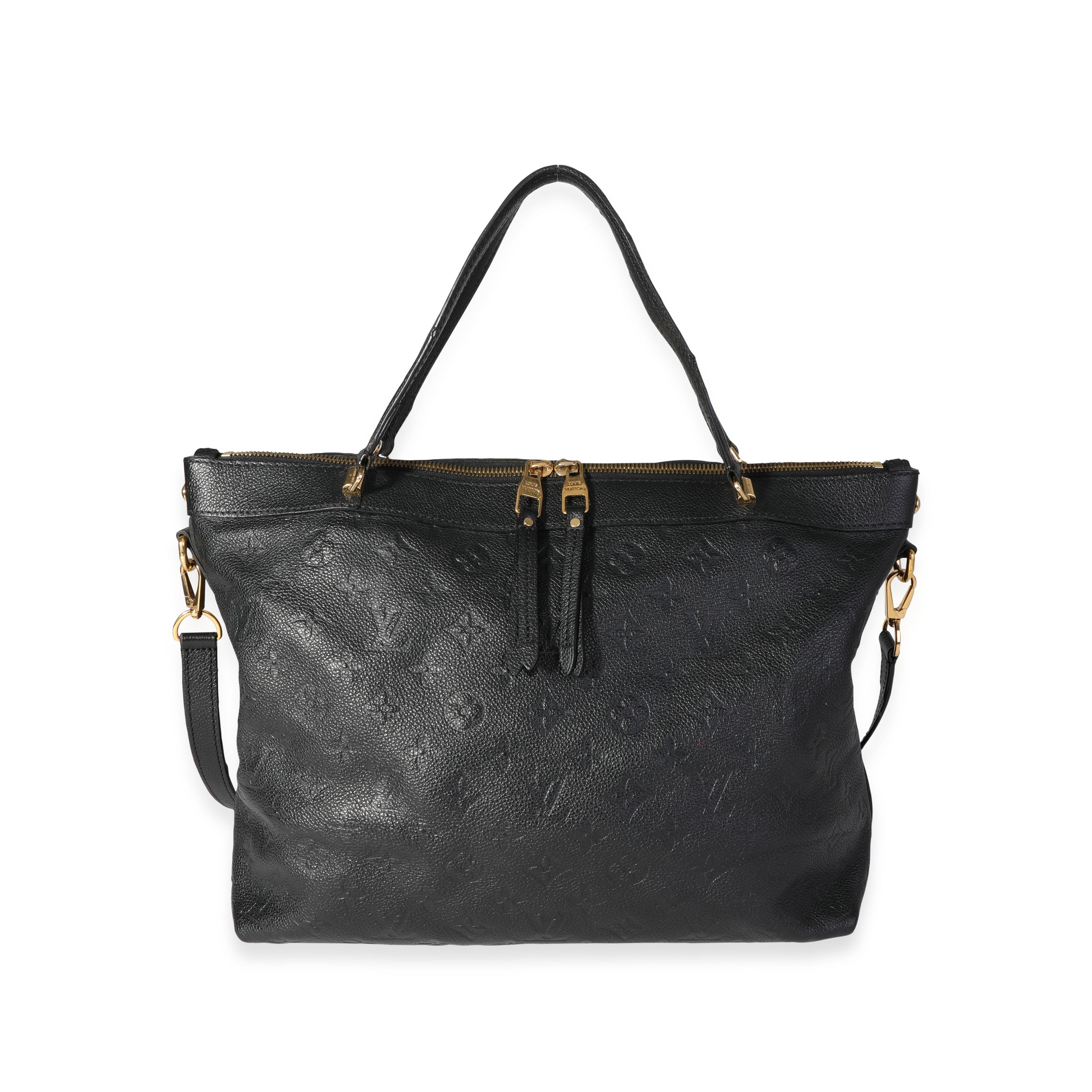 Louis Vuitton Black Monogram Empreinte Leather Bastille PM Bag