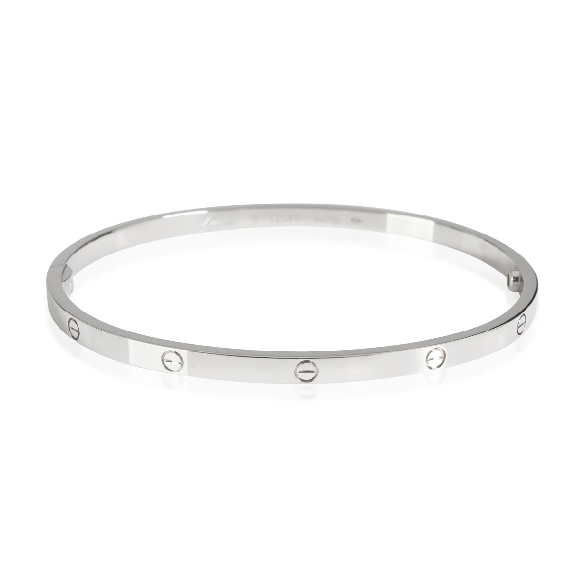 Cartier LOVE Bracelet in 18k White Gold