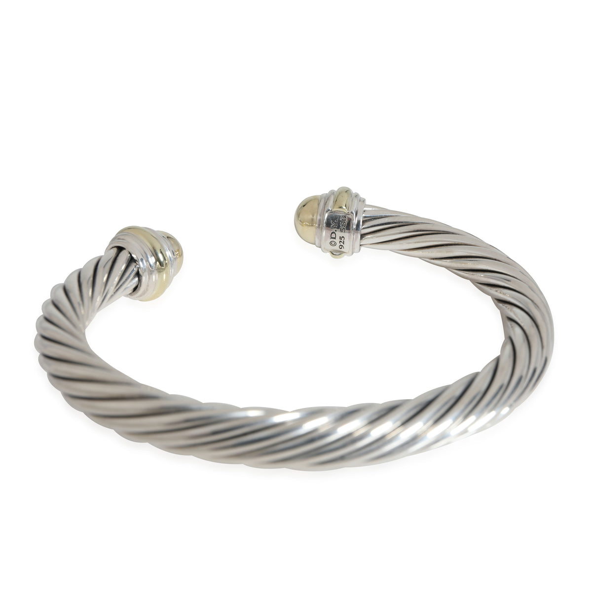 David Yurman Cable Classics Bracelet in 14k Gold/Sterling