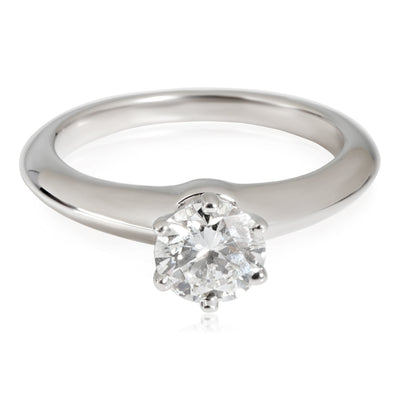 Tiffany & Co. Diamond Engagement Ring in Platinum F VS2 0.64 CTW