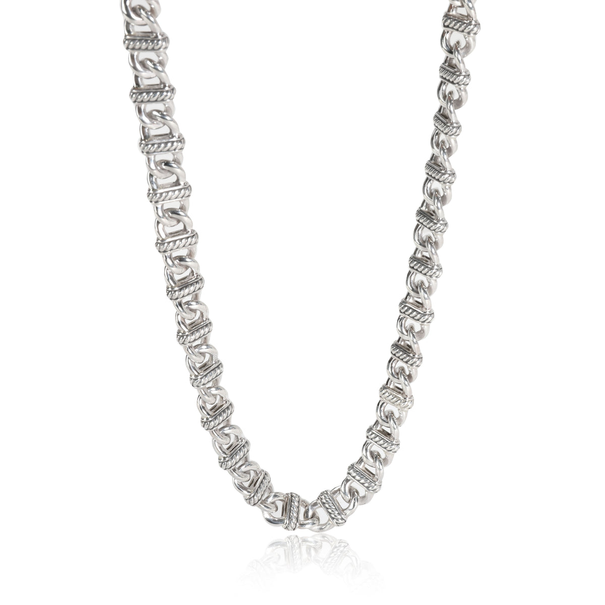 David Yurman Madison Link Chain Collection Necklace in  Sterling Silver