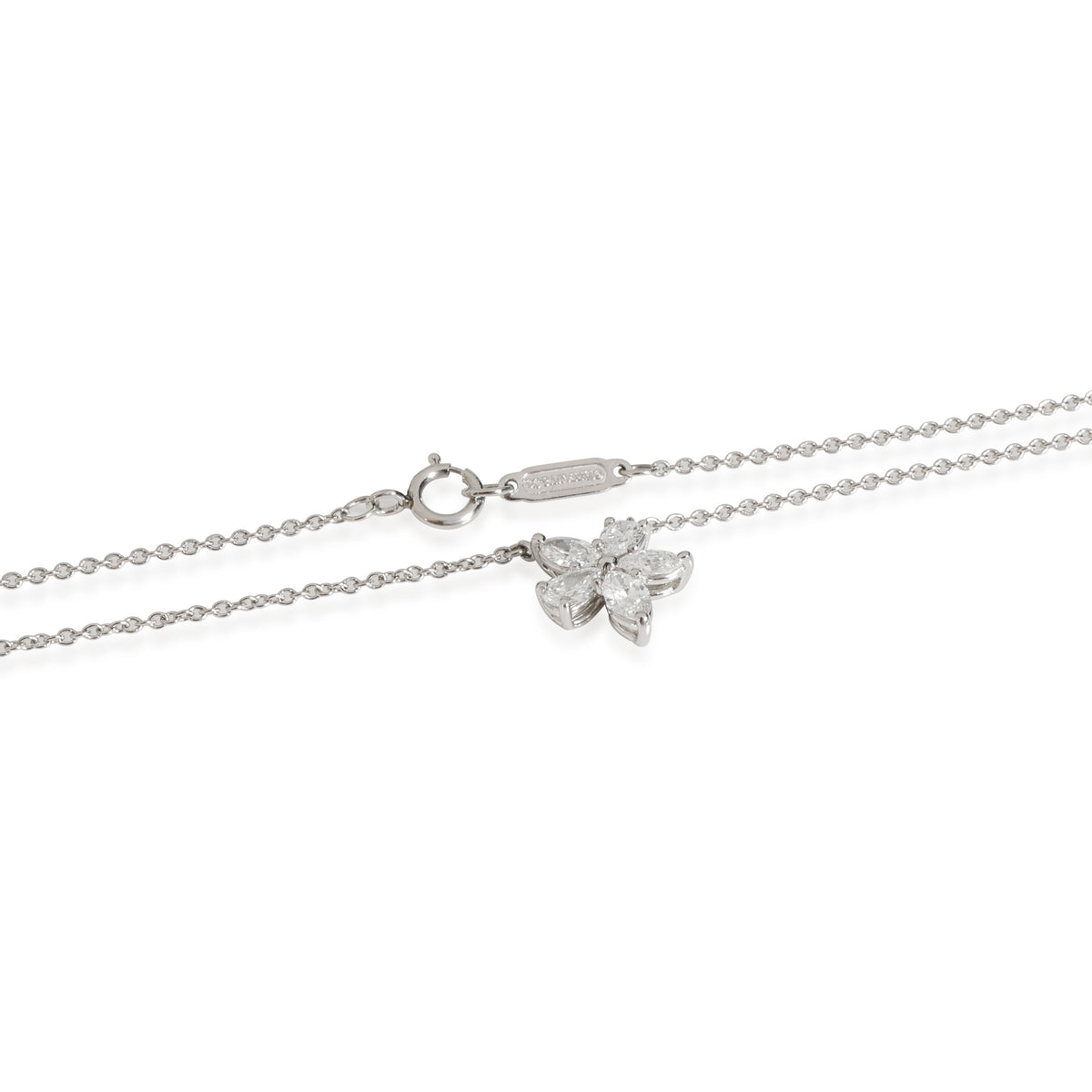 Tiffany & Co. Victoria Diamond Pendant in Platinum 0.47 CTW