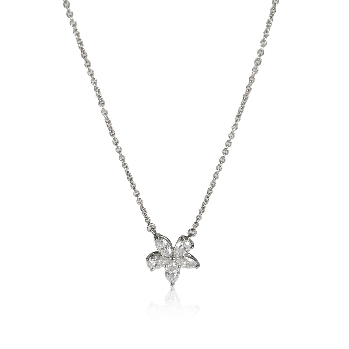 Tiffany & Co. Victoria Diamond Pendant in Platinum 0.47 CTW