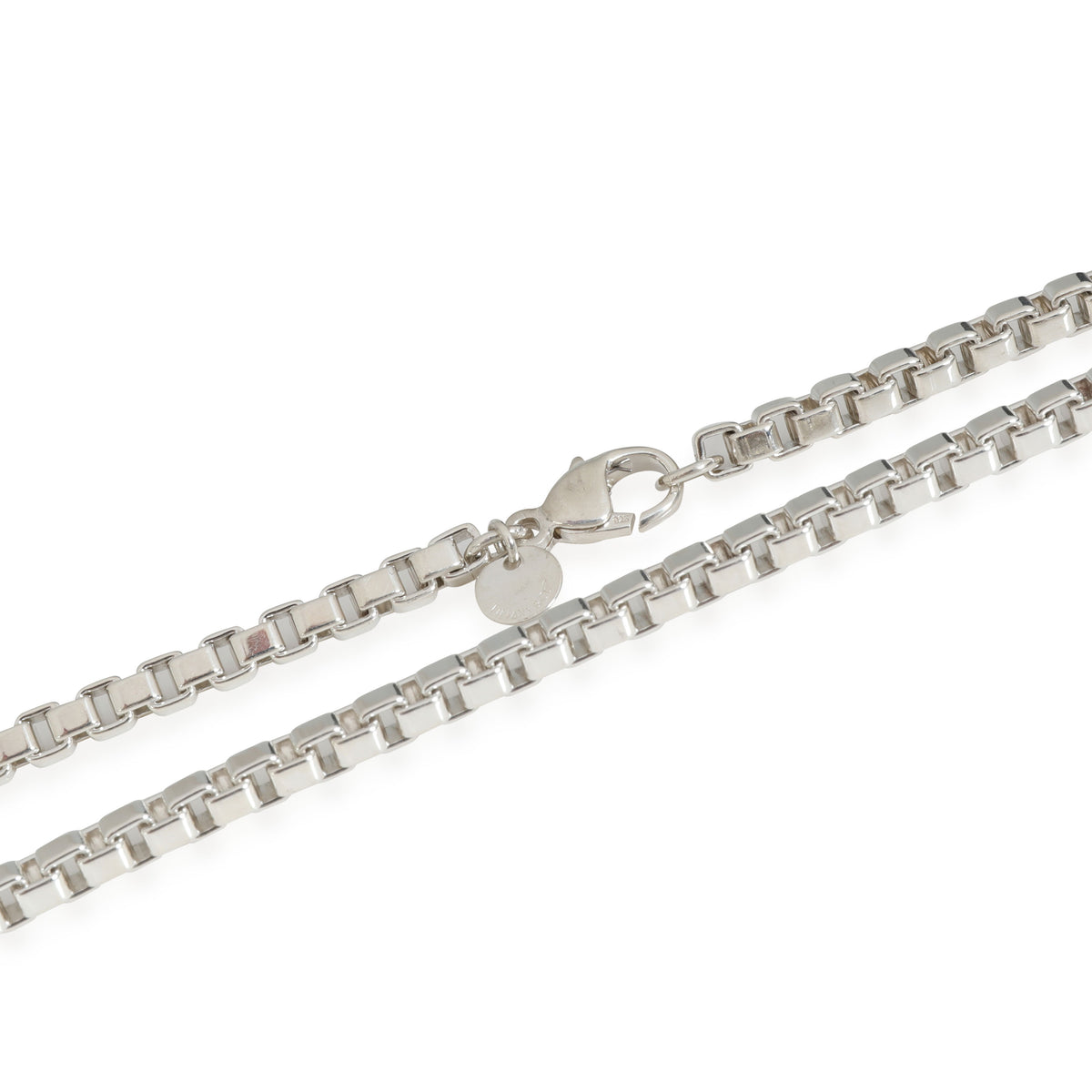 Tiffany & Co.  Venetian Box Link Chain  in  Sterling Silver