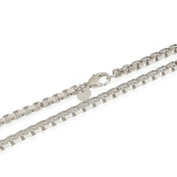 Tiffany & Co.  Venetian Box Link Chain  in  Sterling Silver