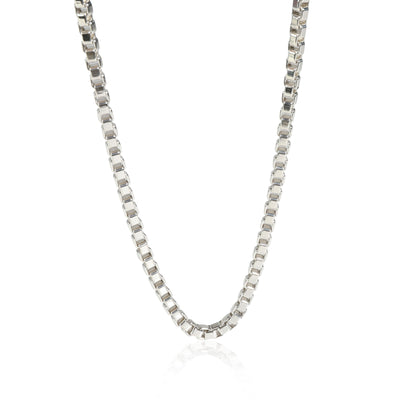 Tiffany & Co.  Venetian Box Link Chain  in  Sterling Silver