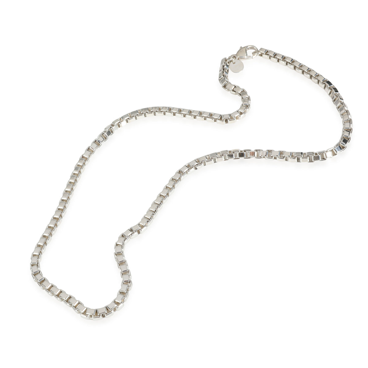 Tiffany & Co.  Venetian Box Link Chain  in  Sterling Silver