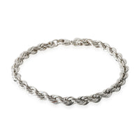 Tiffany & Co. Rope Bracelet in  Sterling Silver