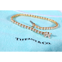 Tiffany & Co. Victoria Diamond Bracelet in 18k Yellow Gold 3.08 CTW