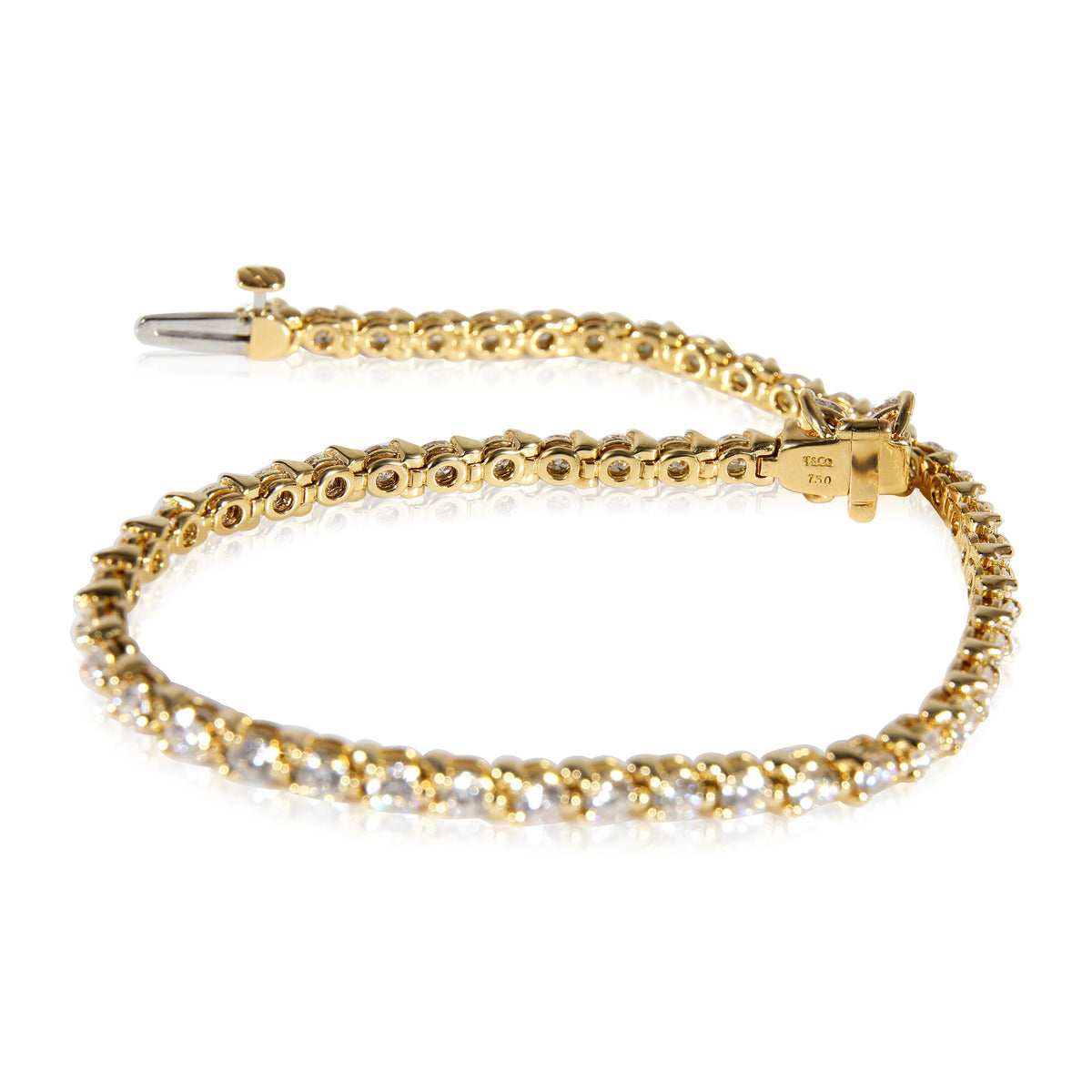 Tiffany & Co. Victoria Diamond Bracelet in 18k Yellow Gold 3.08 CTW