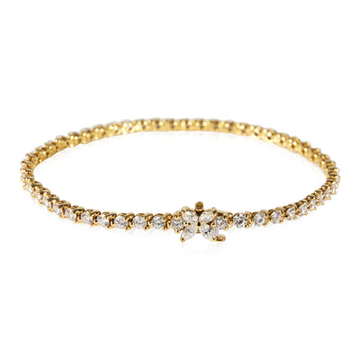 Tiffany & Co. Victoria Diamond Bracelet in 18k Yellow Gold 3.08 CTW