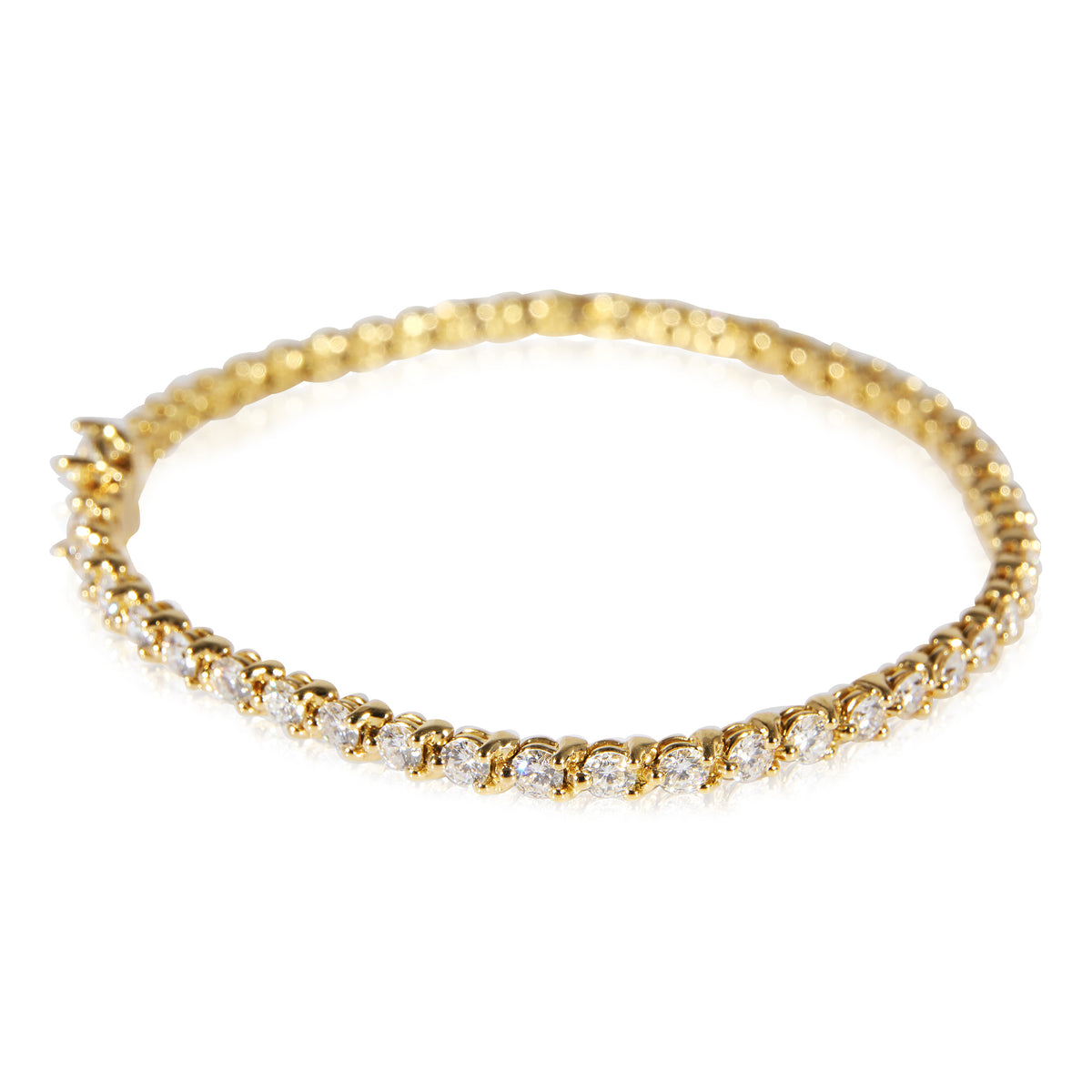 Tiffany & Co. Victoria Diamond Bracelet in 18k Yellow Gold 3.08 CTW