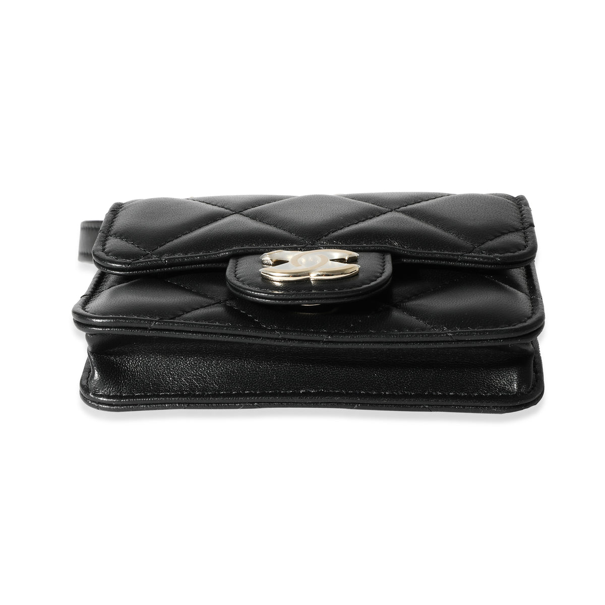 Chanel Black Quilted Lambskin Elegant Chain Belt Bag, myGemma, CA