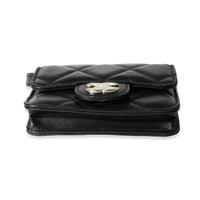 Chanel Black Quilted Lambskin Double Pocket Zip Around iPad Case, myGemma