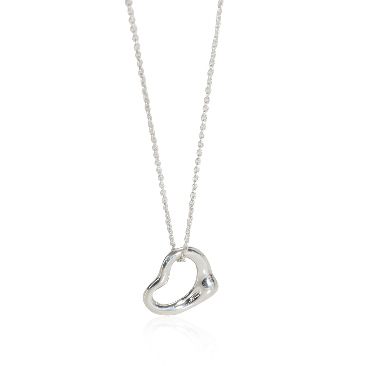 Tiffany & Co. Elsa Peretti Open Heart Pendant in  Sterling Silver