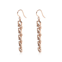 Astley Clarke Varro Honeycomb Diamond  Earring in 14K Rose Gold 1 CTW