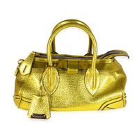 Burberry Prorsum Metallic Calfskin Medium Blaze Satchel