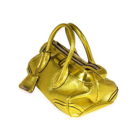 Burberry Prorsum Metallic Calfskin Medium Blaze Satchel