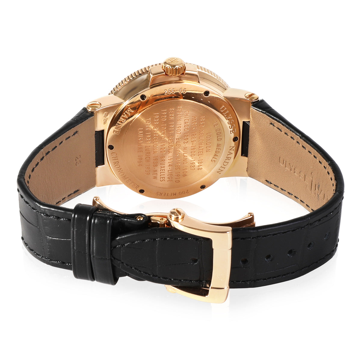 Ulysse Nardin Maxi Marine Chronometer 266-66 Men's Watch in 18kt Yellow Gold