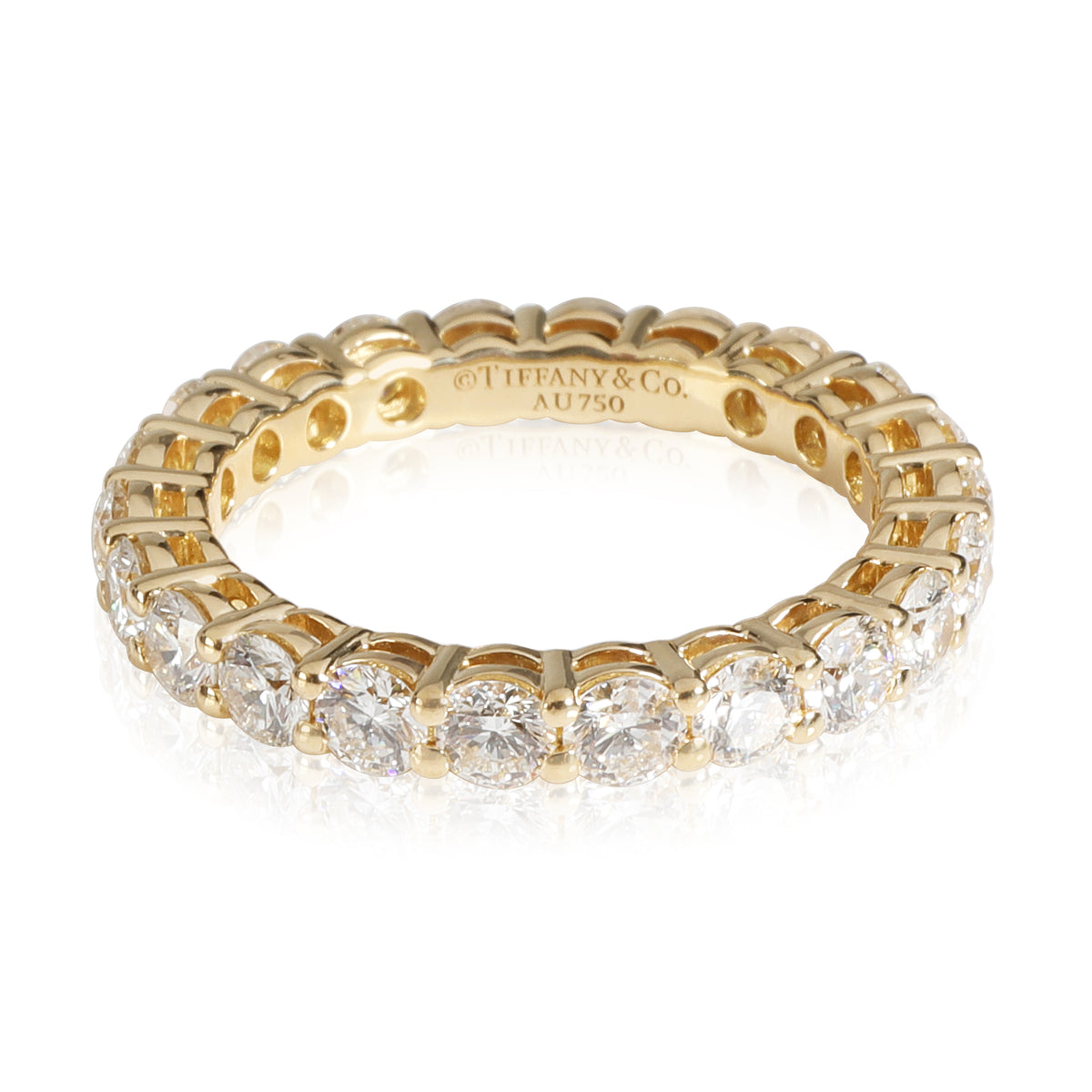 Tiffany & Co. Embrace Diamond Eternity Band in 18k Yellow Gold 1.80 CTW