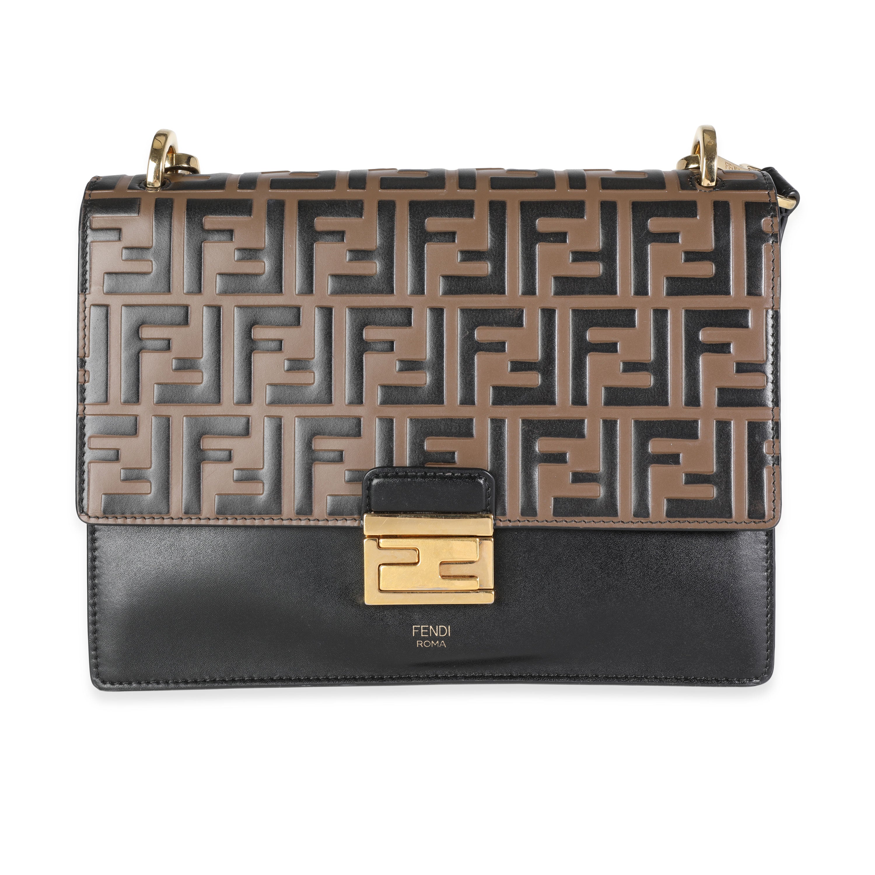Fendi bag black and brown Clearance