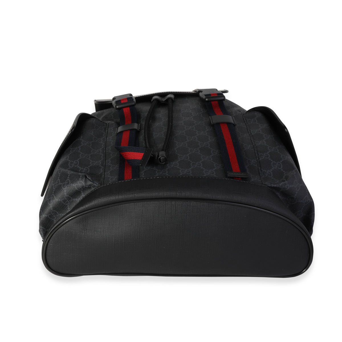 Gucci Black GG Supreme and Leather Backpack | myGemma