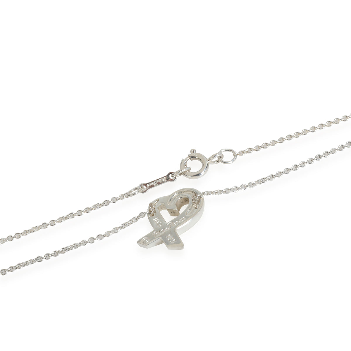 Tiffany & Co. Paloma Picasso Loving Heart Pendant in  Sterling Silver