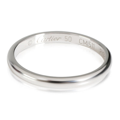 Cartier 1895 2 mm Wedding Band in Platinum