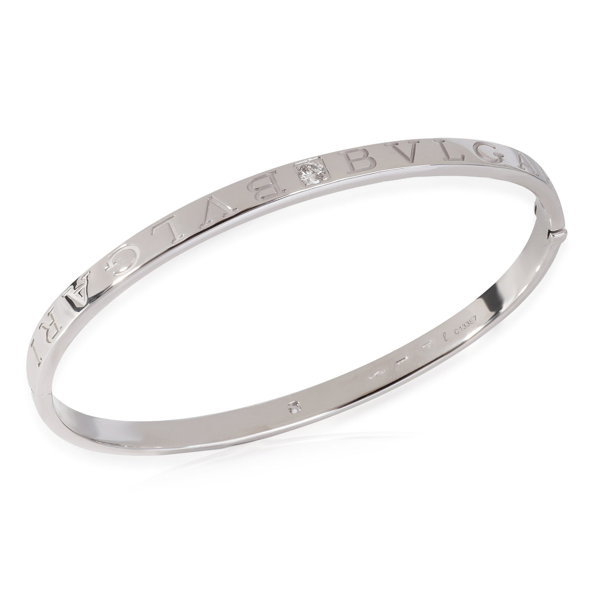 Bvlgari Bvlgari Diamond Bracelet in 18k White Gold 0.26 CTW