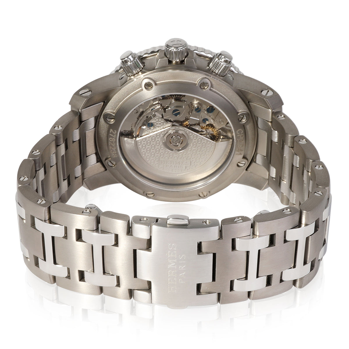 Hermès Clipper Chrono CP2.941.435.4963 Men's Watch in  SS/Titanium