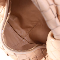 Bottega Veneta Almond Intrecciato Leather Mini Jodie Bag