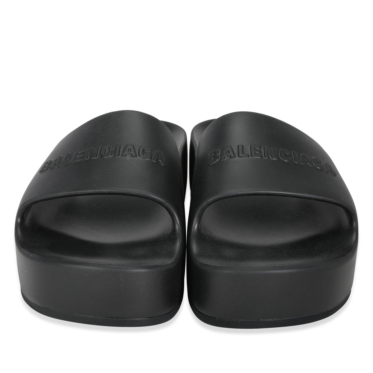 Balenciaga Wmns Chunky Slides Black