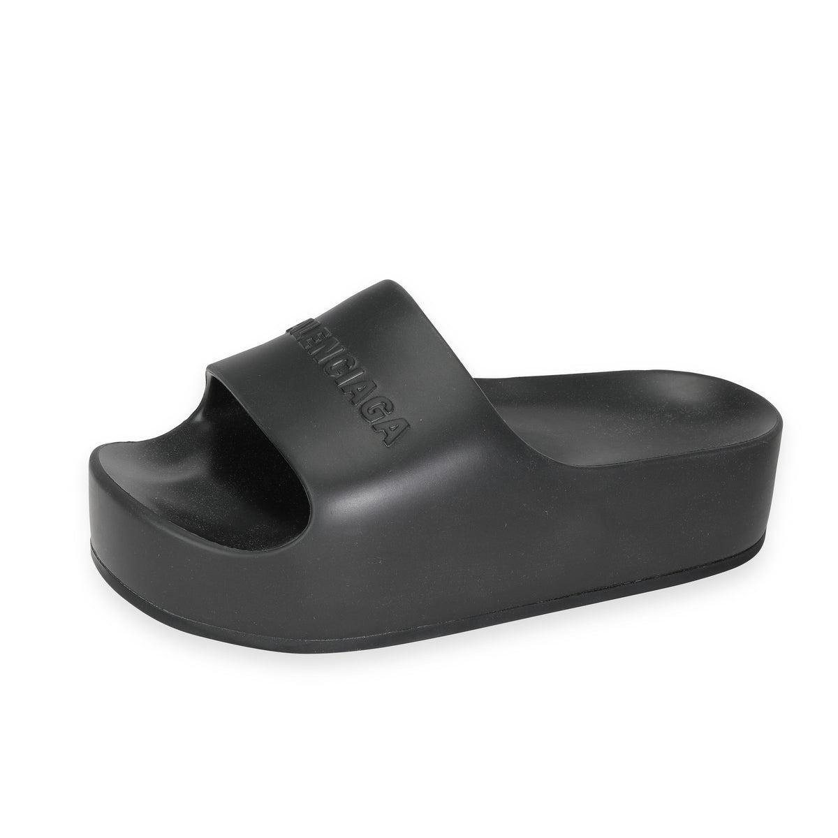 Balenciaga Wmns Chunky Slides Black