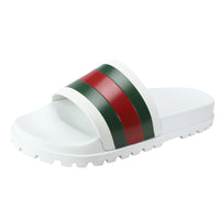 Gucci Web Slide White