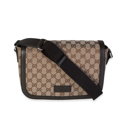 Gucci Brown GG Canvas Messenger Bag