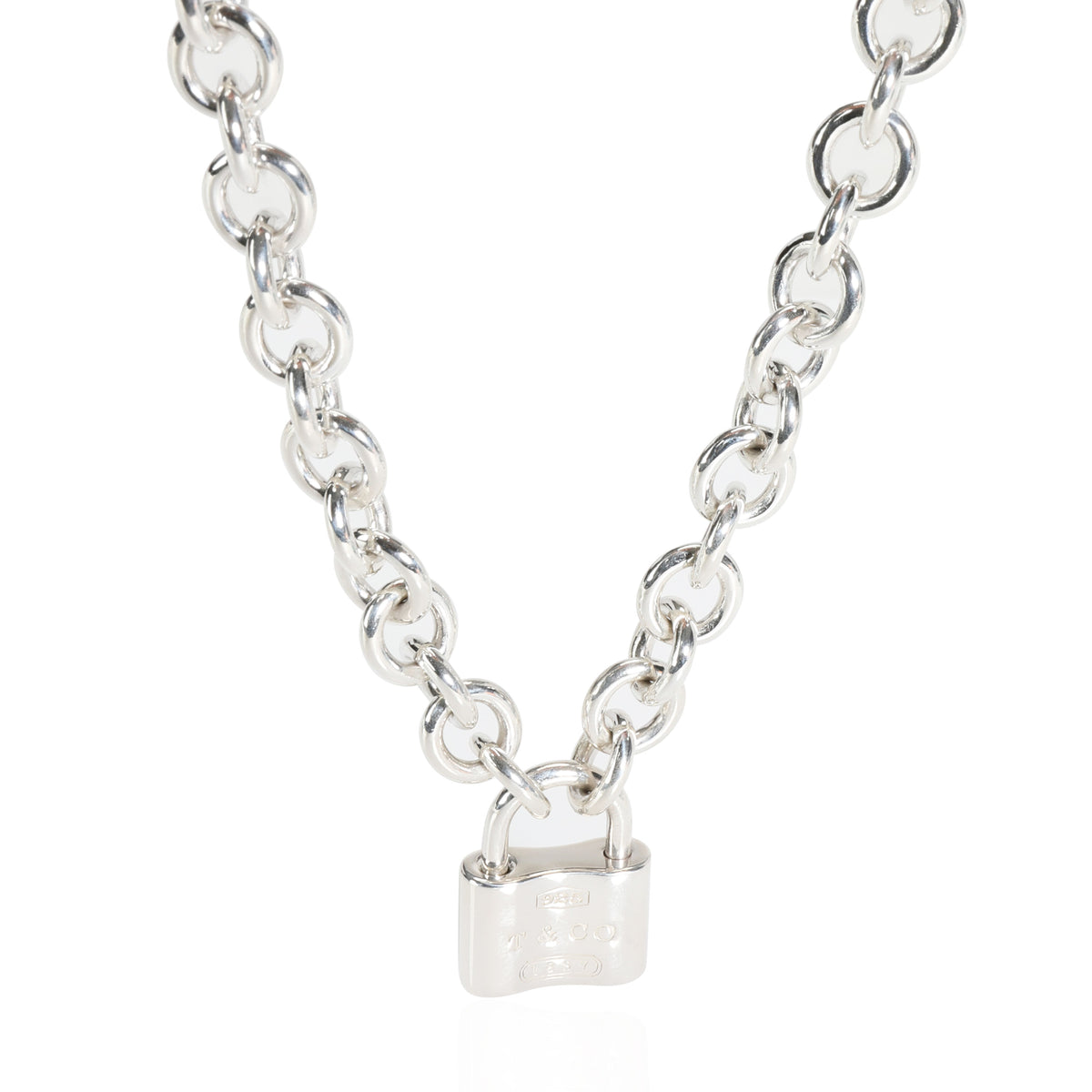 Tiffany & Co. 1837 Padlock Chain Necklace