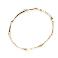 Wavy Diamond Bangle in 18k Yellow Gold 0.4 CTW