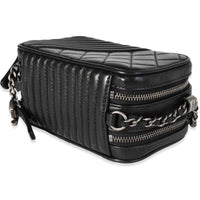 Chanel Black Quilted Lambskin Coco Boy Camera Case