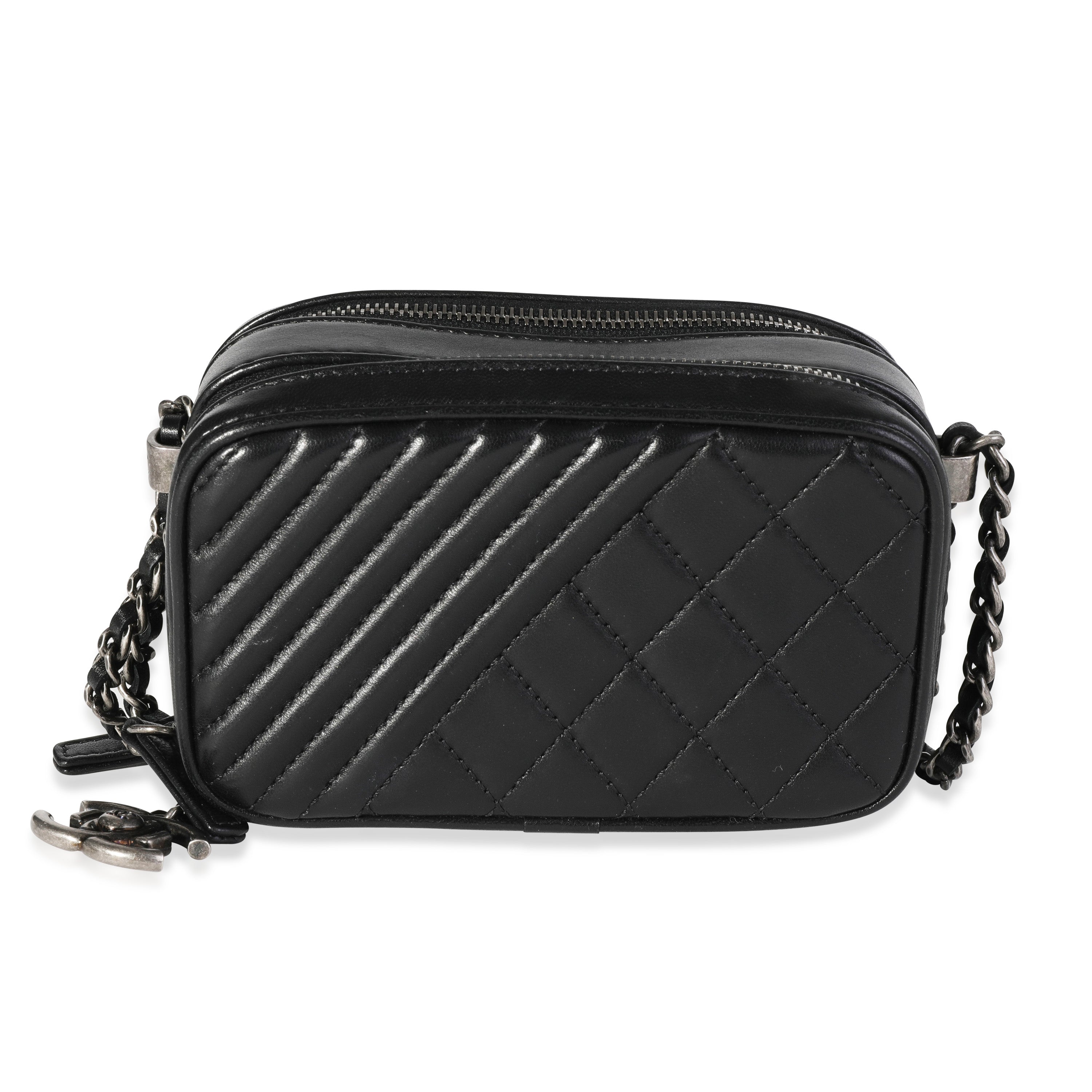 Chanel Black Quilted Lambskin Coco Boy Camera Case, myGemma, NL