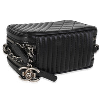 Chanel Black Quilted Lambskin Coco Boy Camera Case