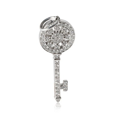 Tiffany & Co. Mini Petals Key Pendant in Platinum 0.14 CTW