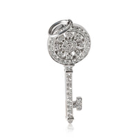 Tiffany & Co. Mini Petals Key Pendant in Platinum 0.14 CTW