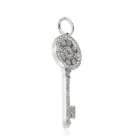 Tiffany & Co. Mini Petals Key Pendant in Platinum 0.14 CTW