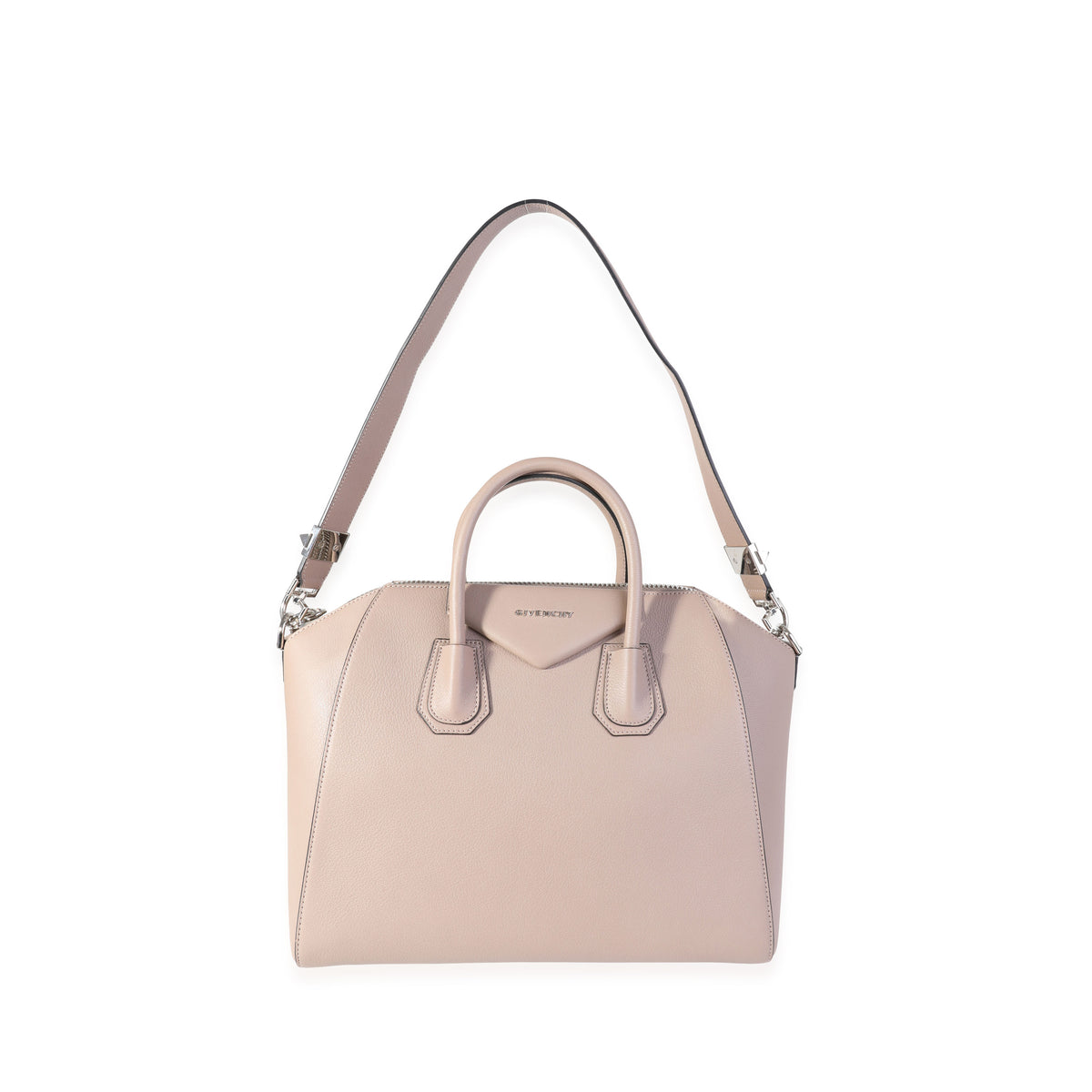 Givenchy Taupe Goatskin Medium Antigona Bag