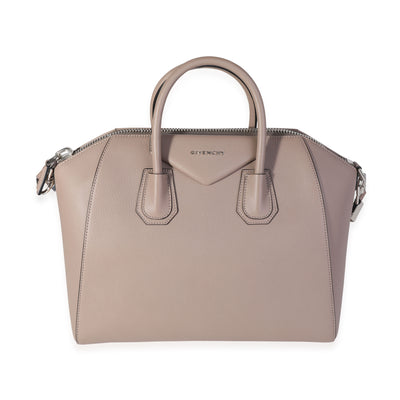 Givenchy Taupe Goatskin Medium Antigona Bag