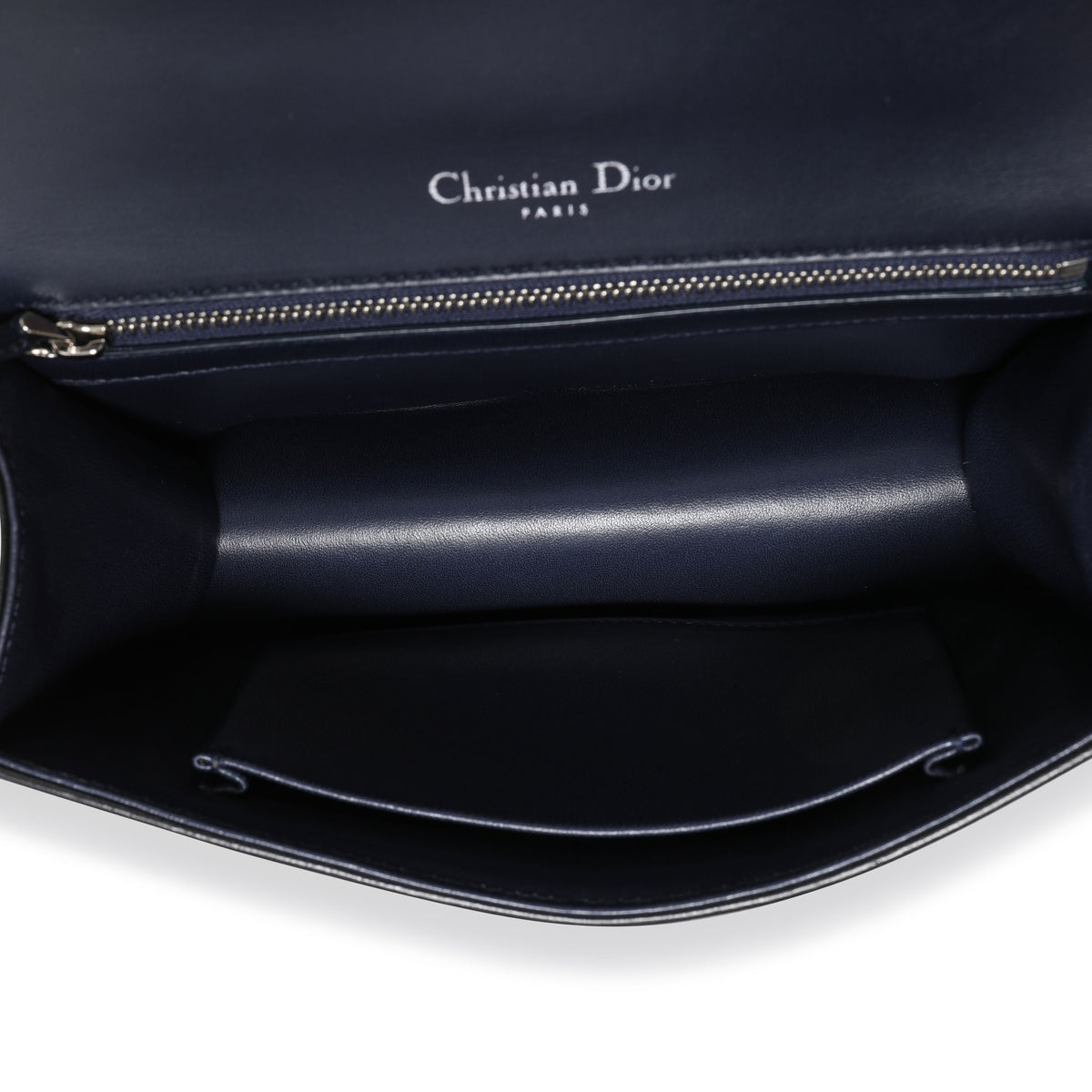dior diorama shoulder bag in black glittering leather