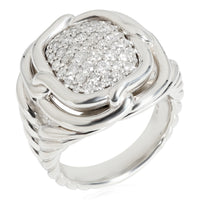 David Yurman Labyrinth Diamond Ring in Sterling Silver 1/1 Ctw