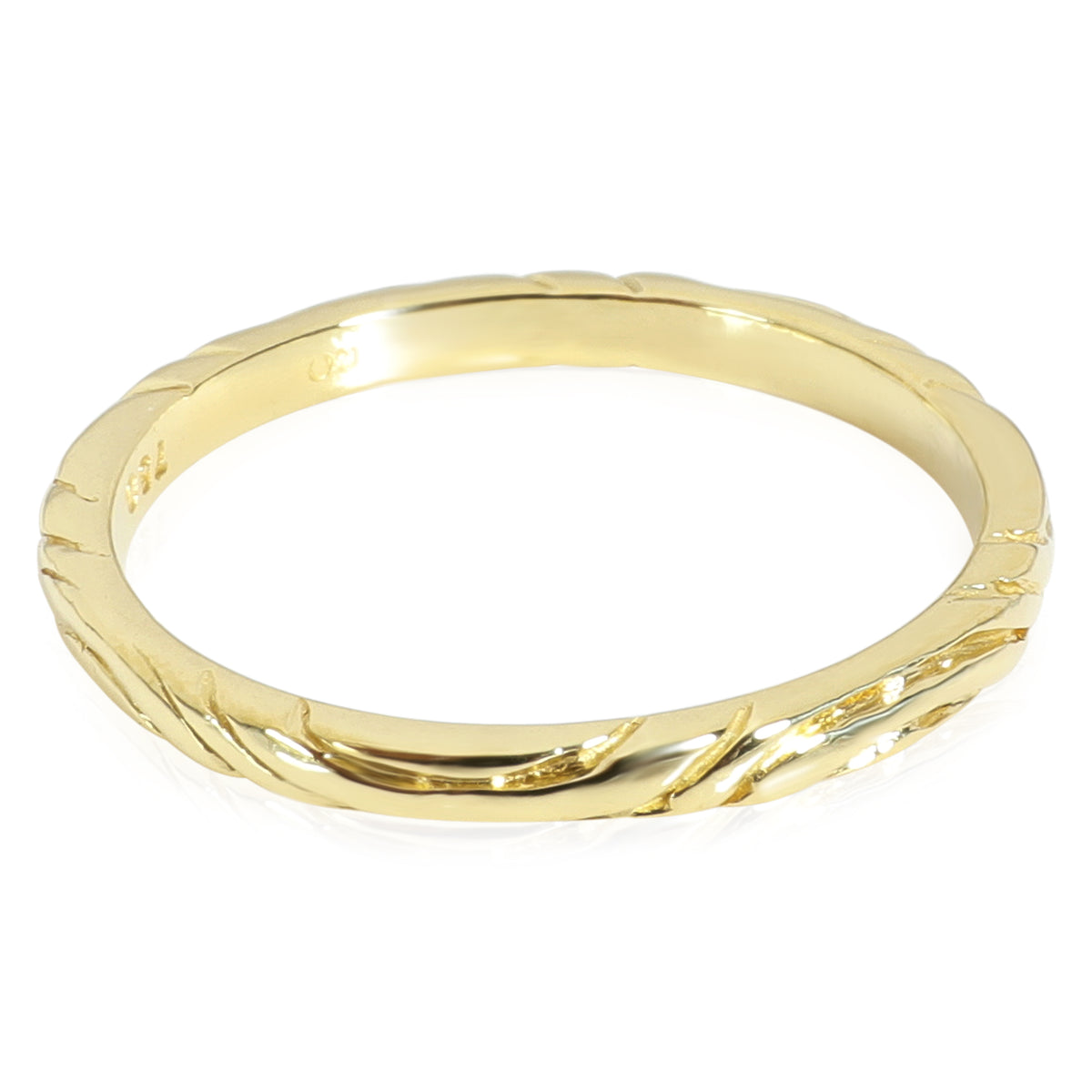Hidalgo Wave Band in 18k Yellow Gold