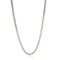 David Yurman Chain Box Necklace in 925 Sterling Silver